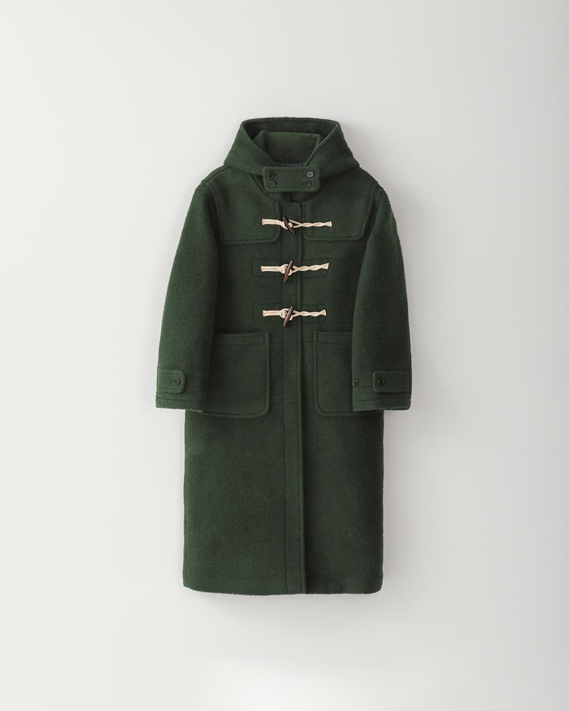 tetu duffle coat 더플코트 딥그린 유니섹스 상품이미지1