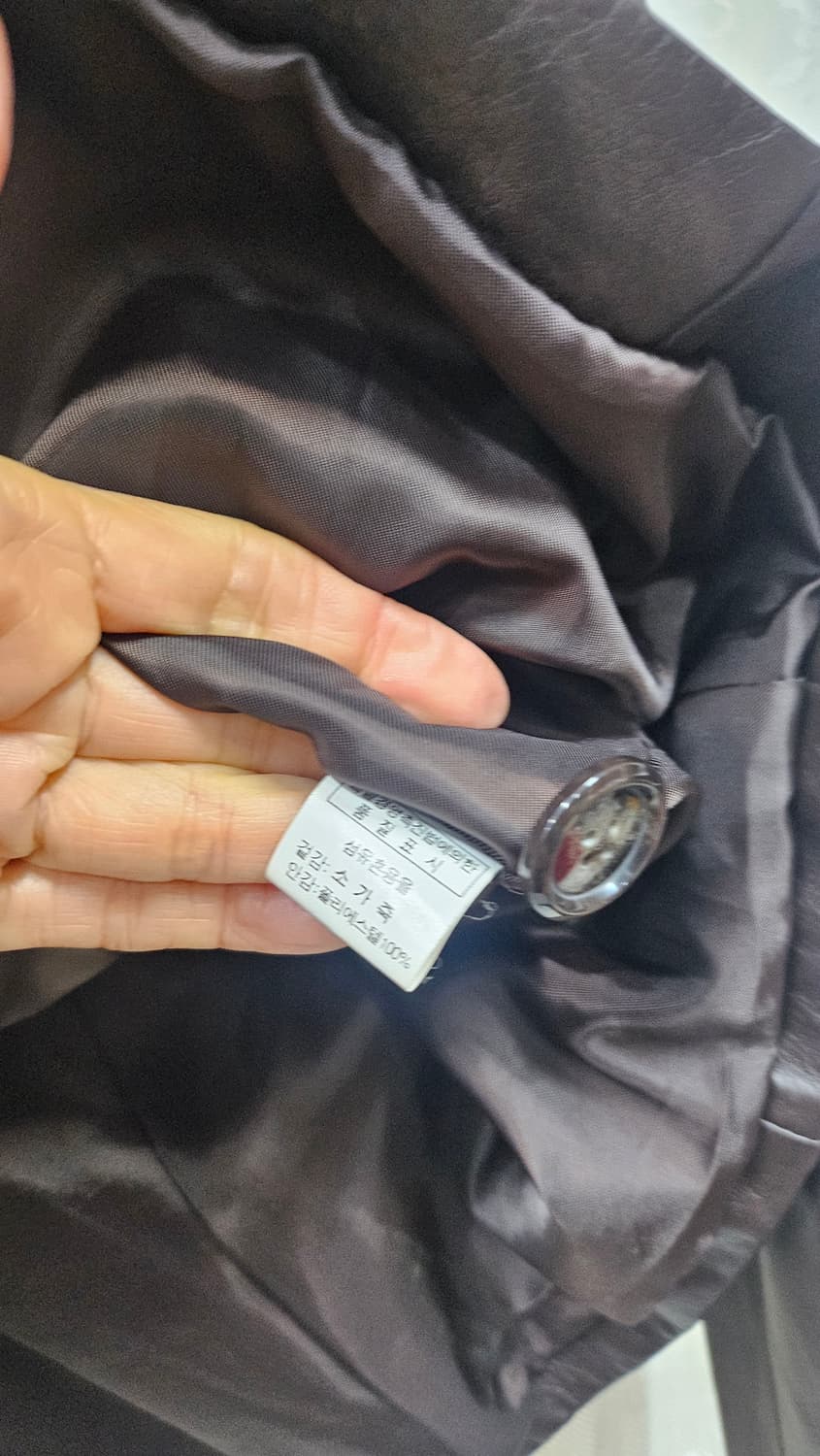 브라운 가죽자켓  상품이미지7