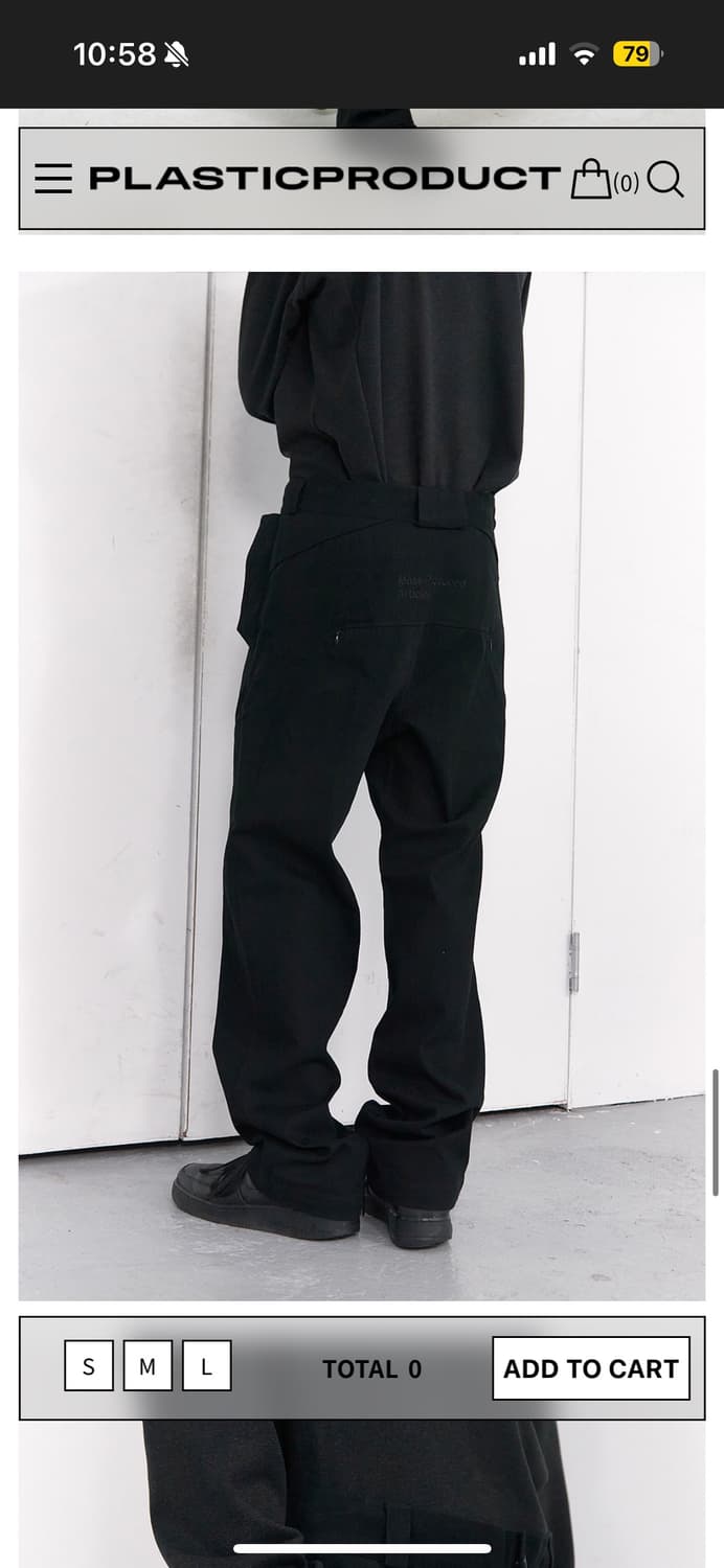 Plasticproduct 코튼팬츠 상품이미지3