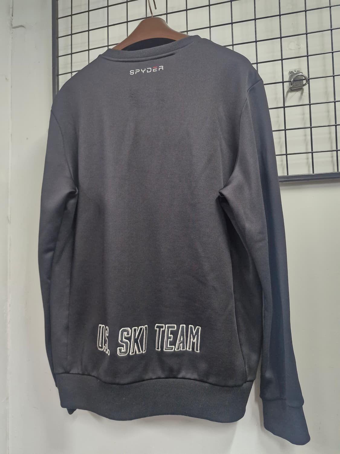 105XL 스파이더 US스키팀 패치 트레이닝 기모 맨투맨. 상품이미지8
