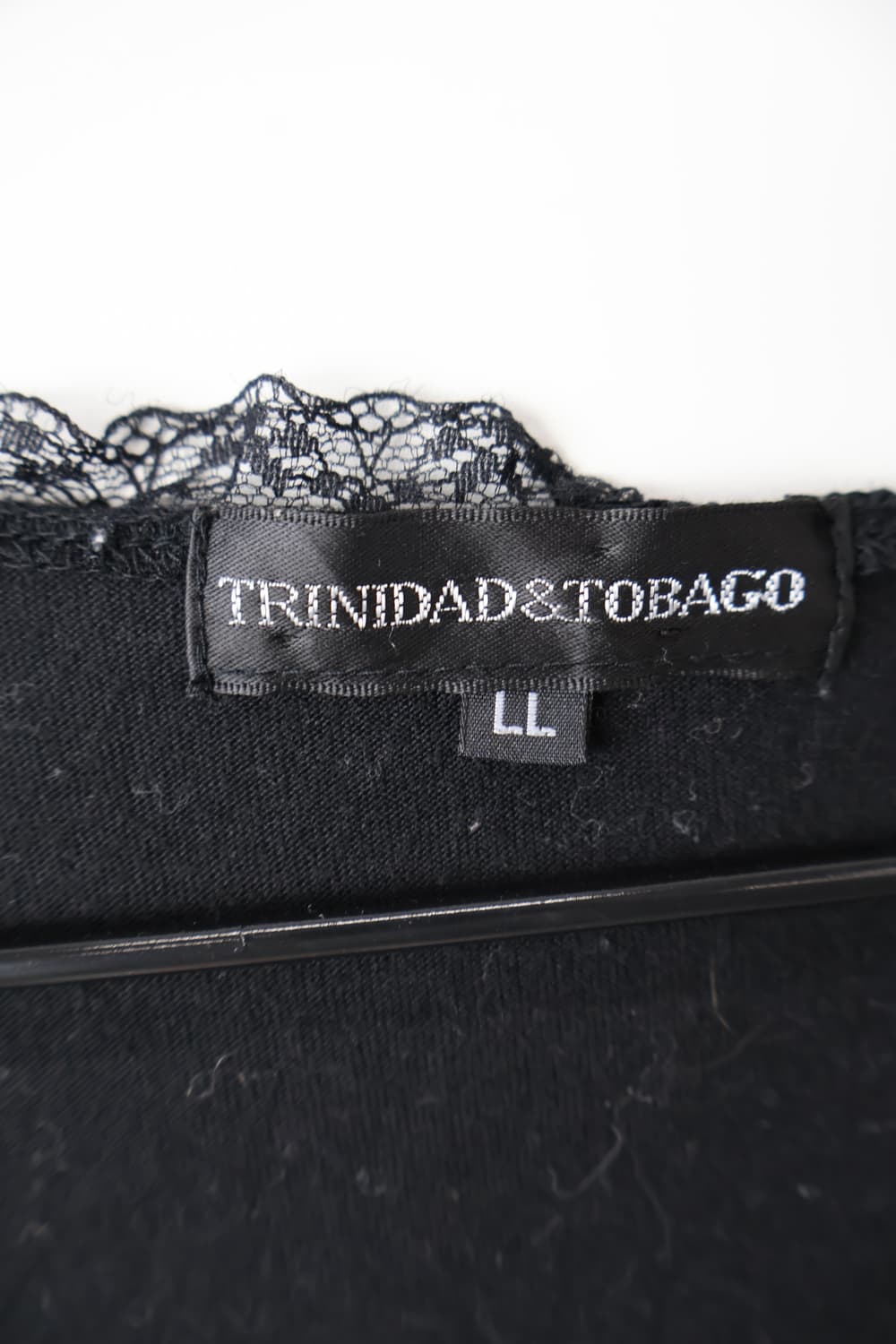  Jpn Black Ruffle Trim Layered Top 상품이미지5