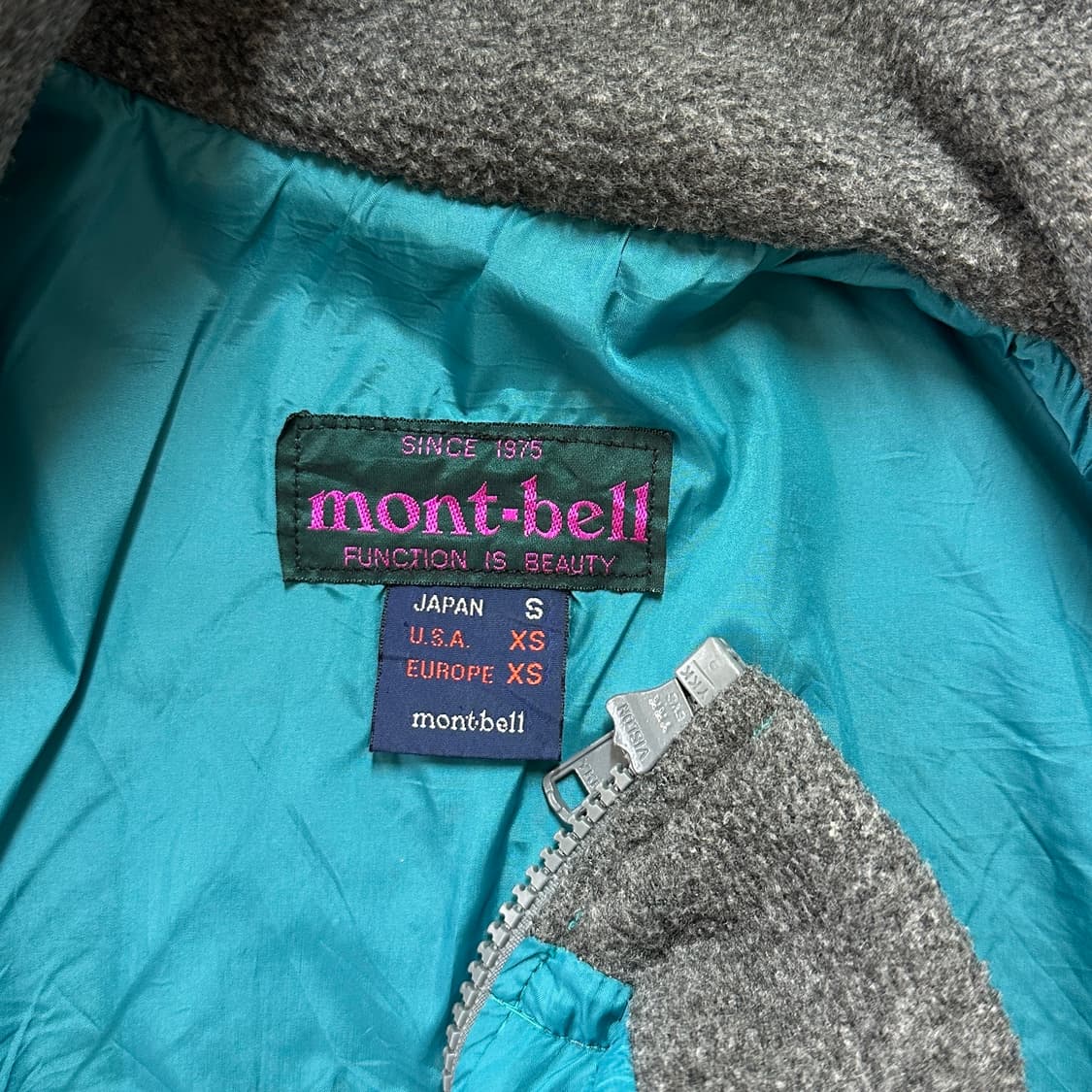 90s 몽벨 일판 폴라텍 후리스 자켓 S 상품이미지7