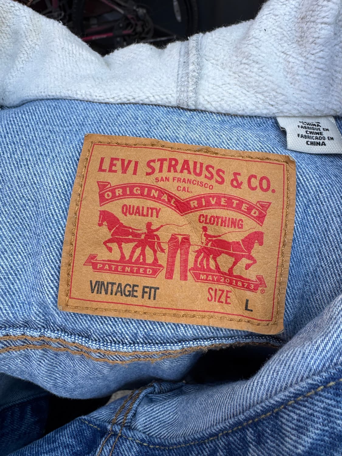 리바이스 후디 데님 트러커자켓  상품이미지4