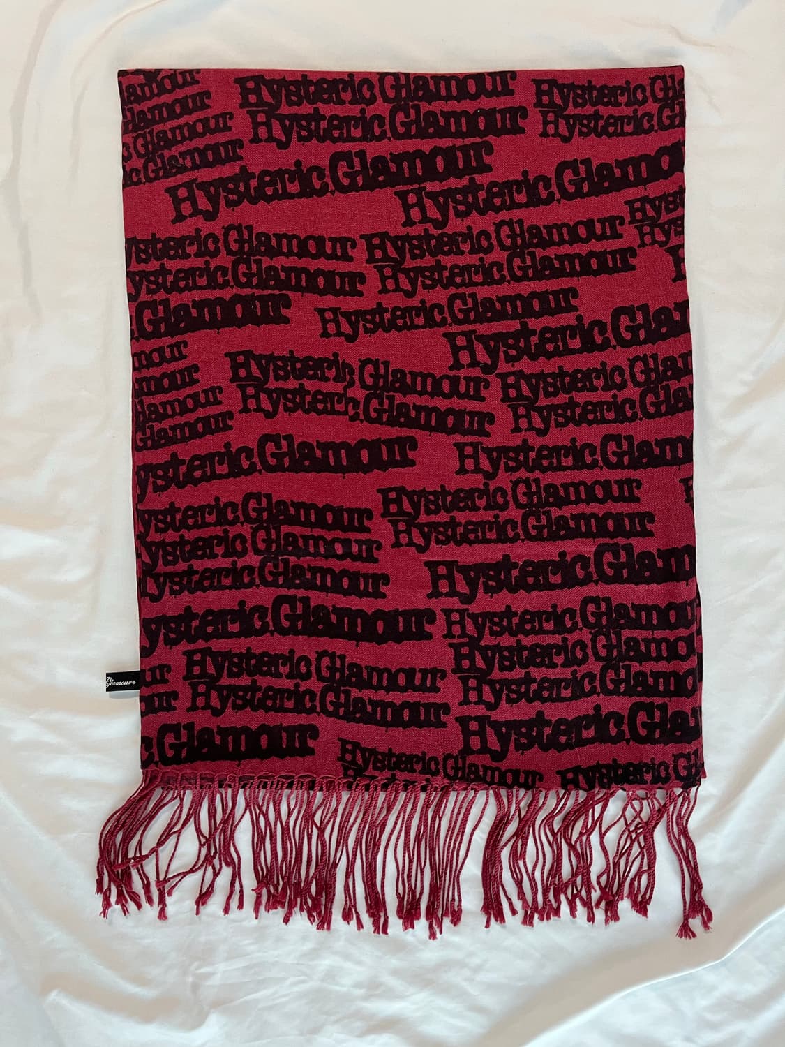 히스테릭 글래머 타입 로고 레터링 스툴 목도리 머플러 상품이미지2