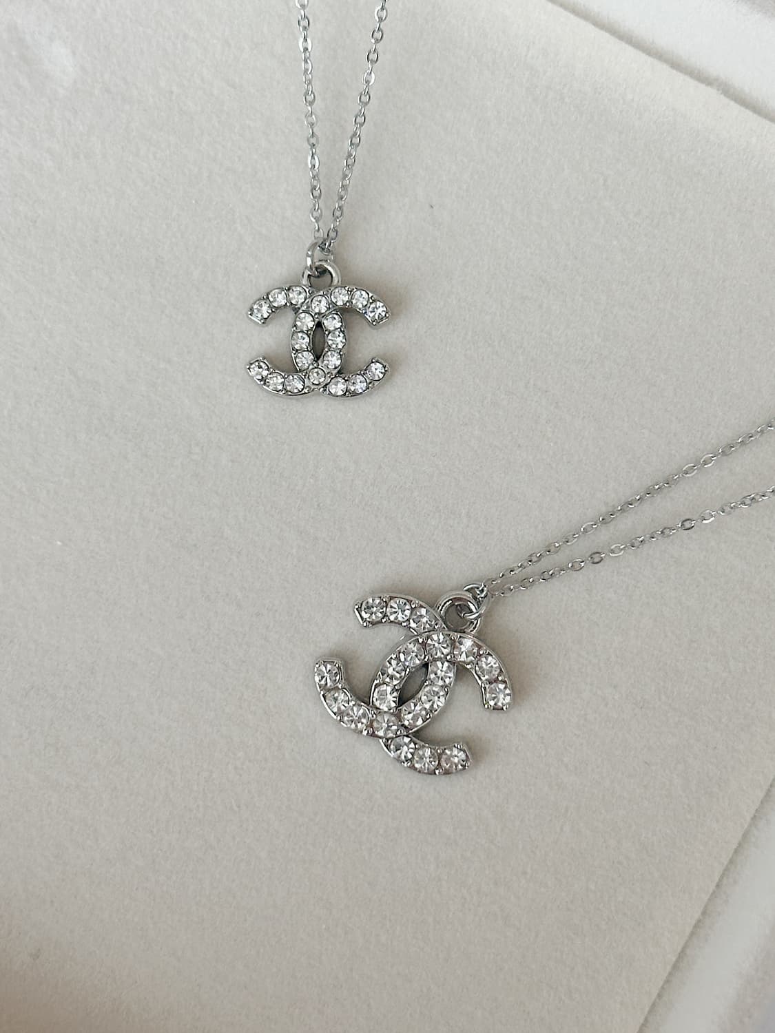 샤넬 CC로고 크리스탈 업사이클링 목걸이 상품이미지1