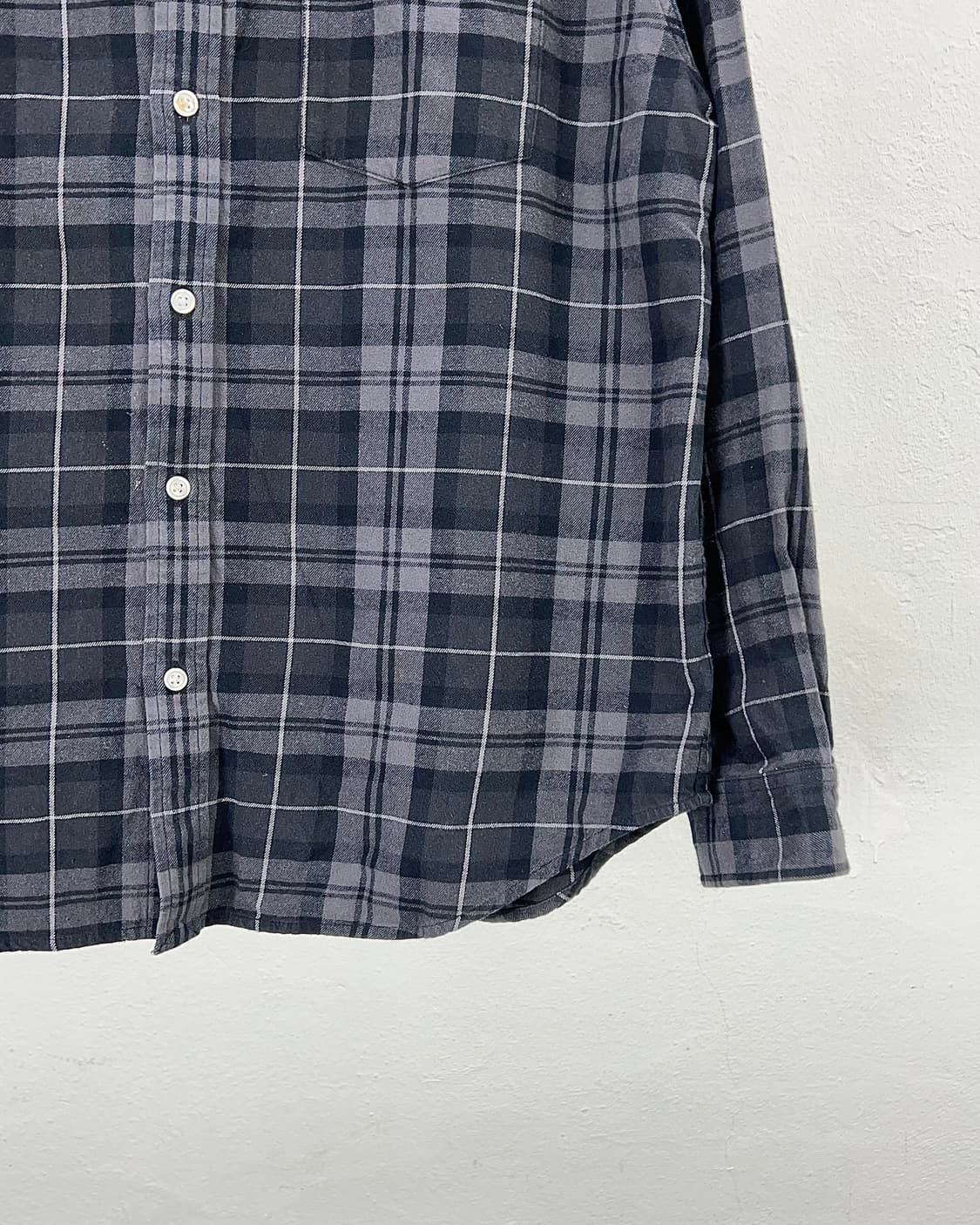슈프림 24fw 플레이드 플란넬 셔츠 블랙 상품이미지5