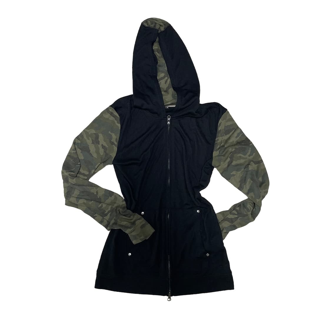 vintage y2k camo hoodie zipup 상품이미지1