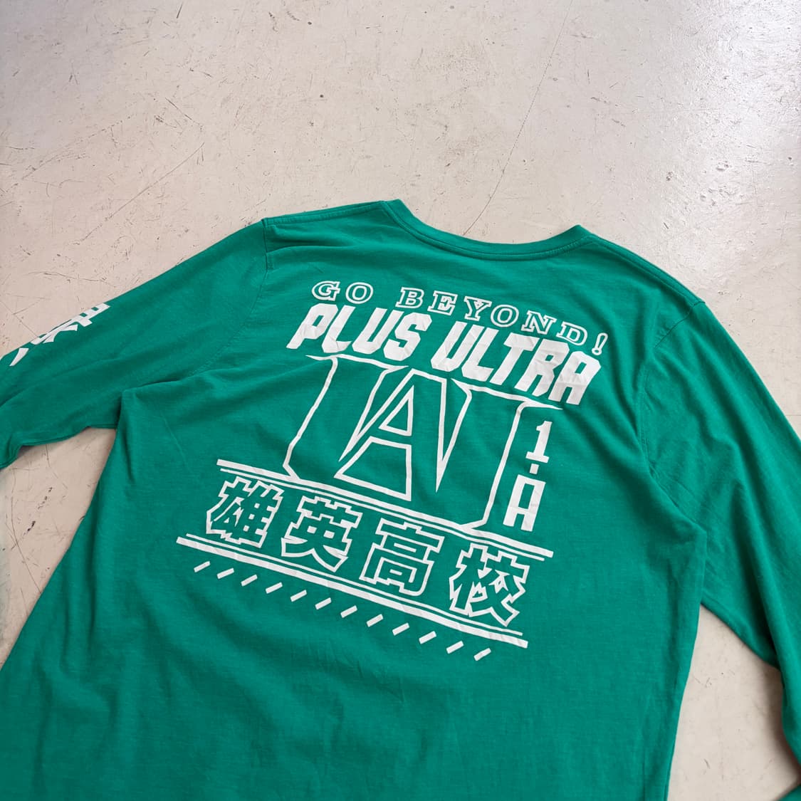 나의 히어로 아카데미아 오피셜 빈티지 롱슬이브 L 상품이미지8