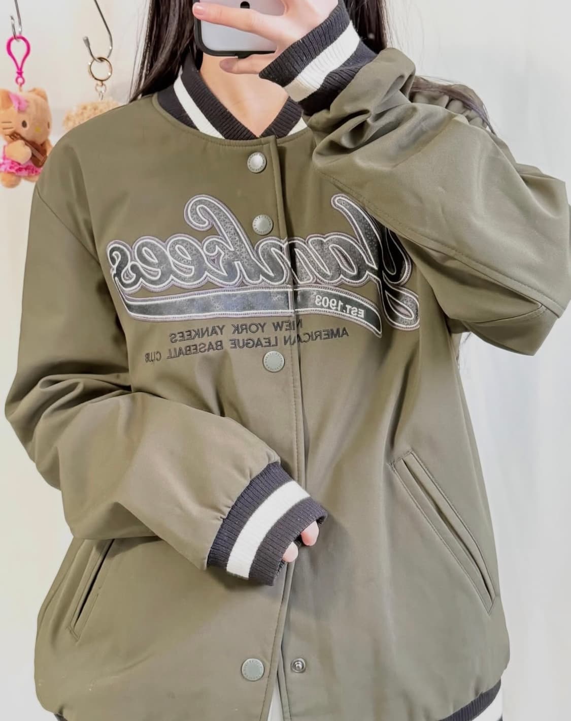 MLB 카키 바시티 상품이미지2