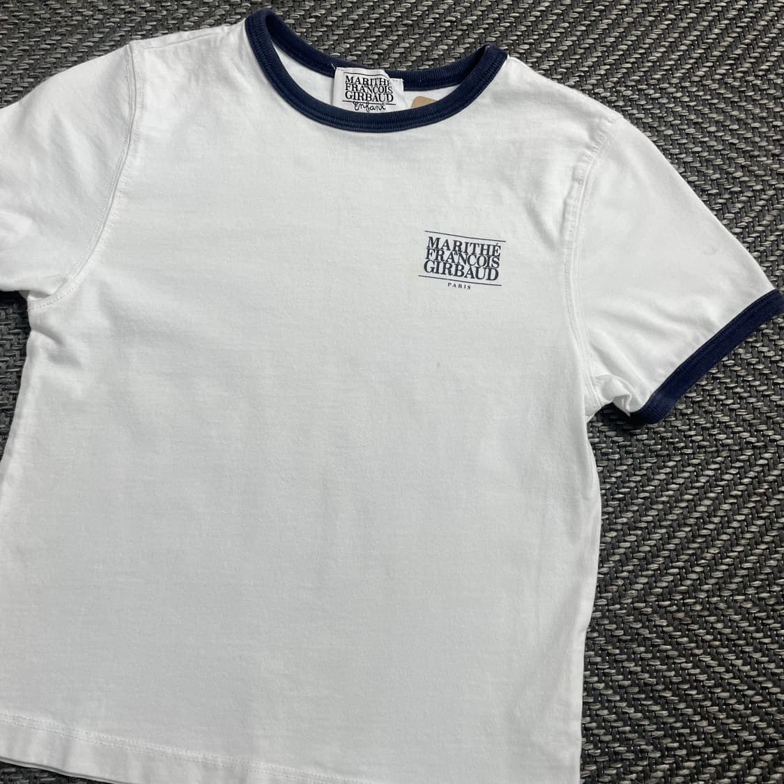 마리떼 프랑소와 저버 우먼스 배색 링거 반팔 티셔츠o 4614 상품이미지2