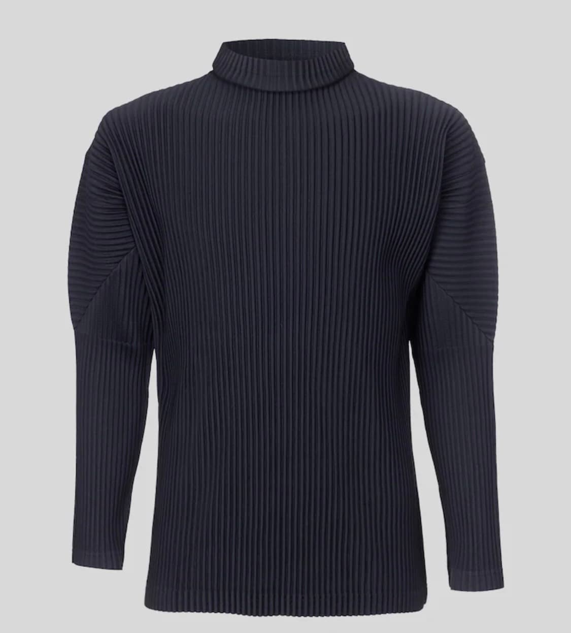 옴므 플리세 네이비 하이넥 상품이미지1