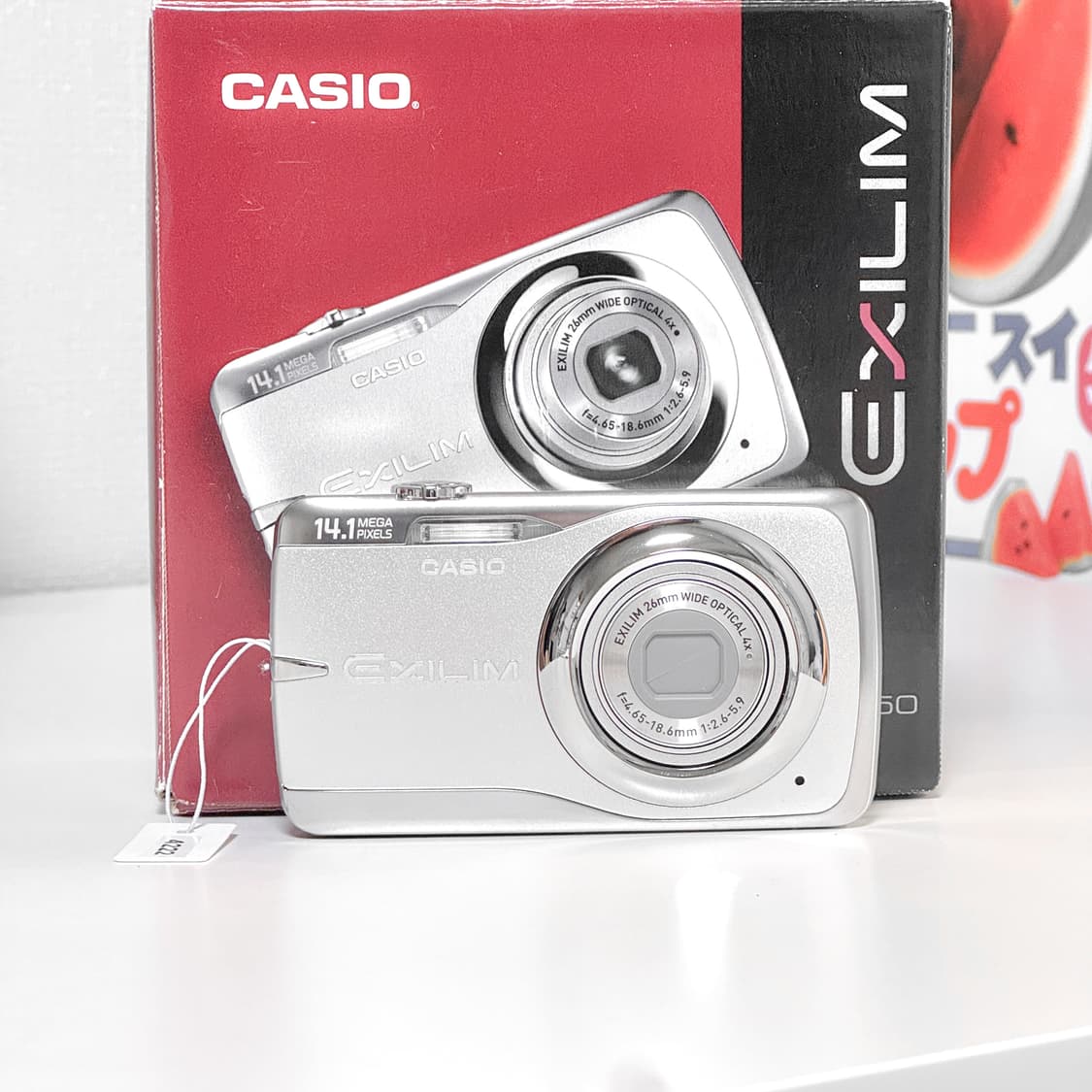 카시오 엑슬림 Z550 실버 빈티지디카 상품이미지5