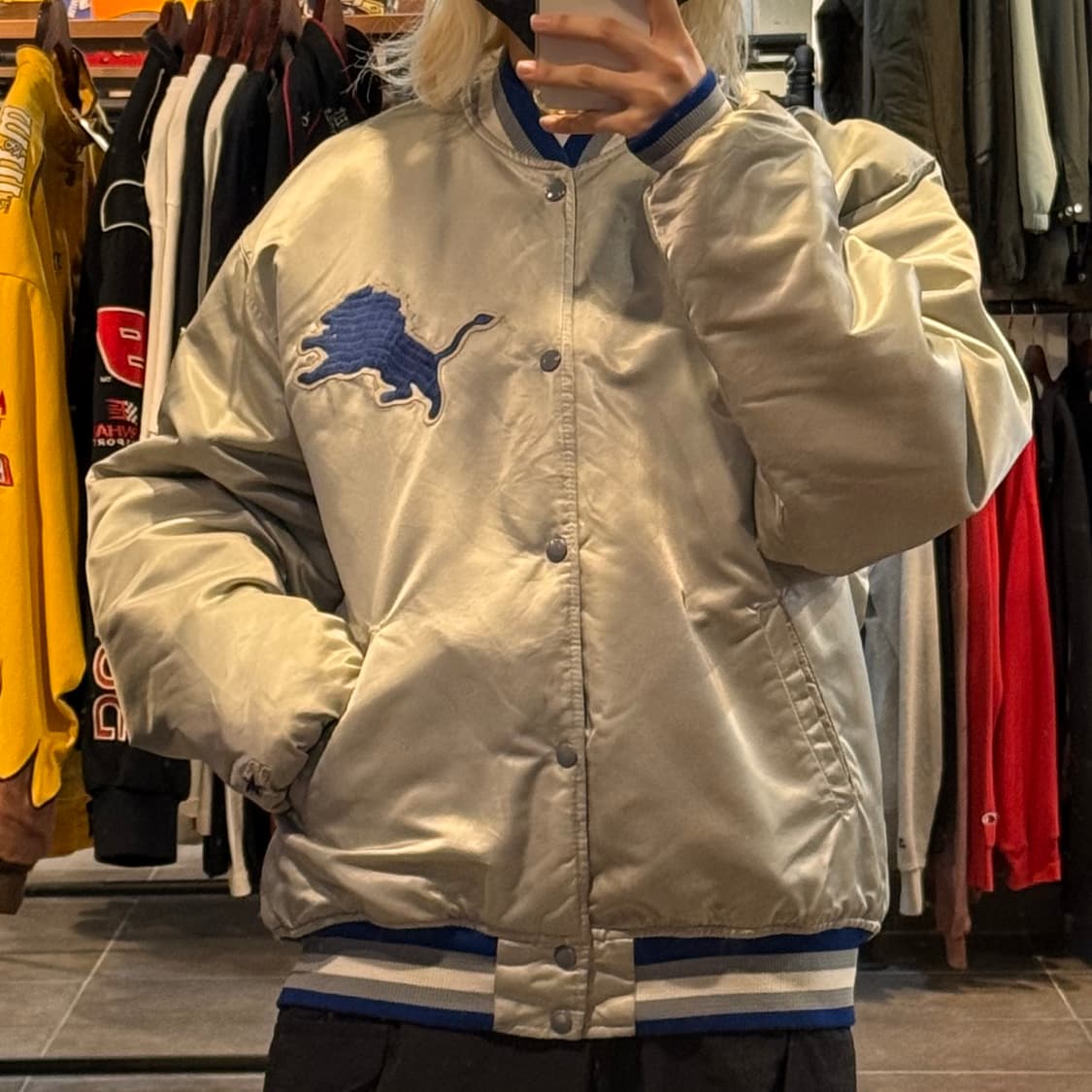 [NO.9]Starter새틴 바시티 자켓 상품이미지1