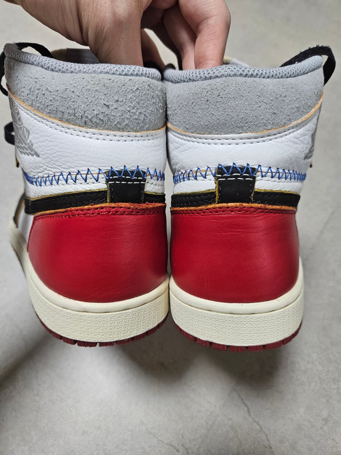 [260] 조던1 유니온 블랙토 상품이미지5