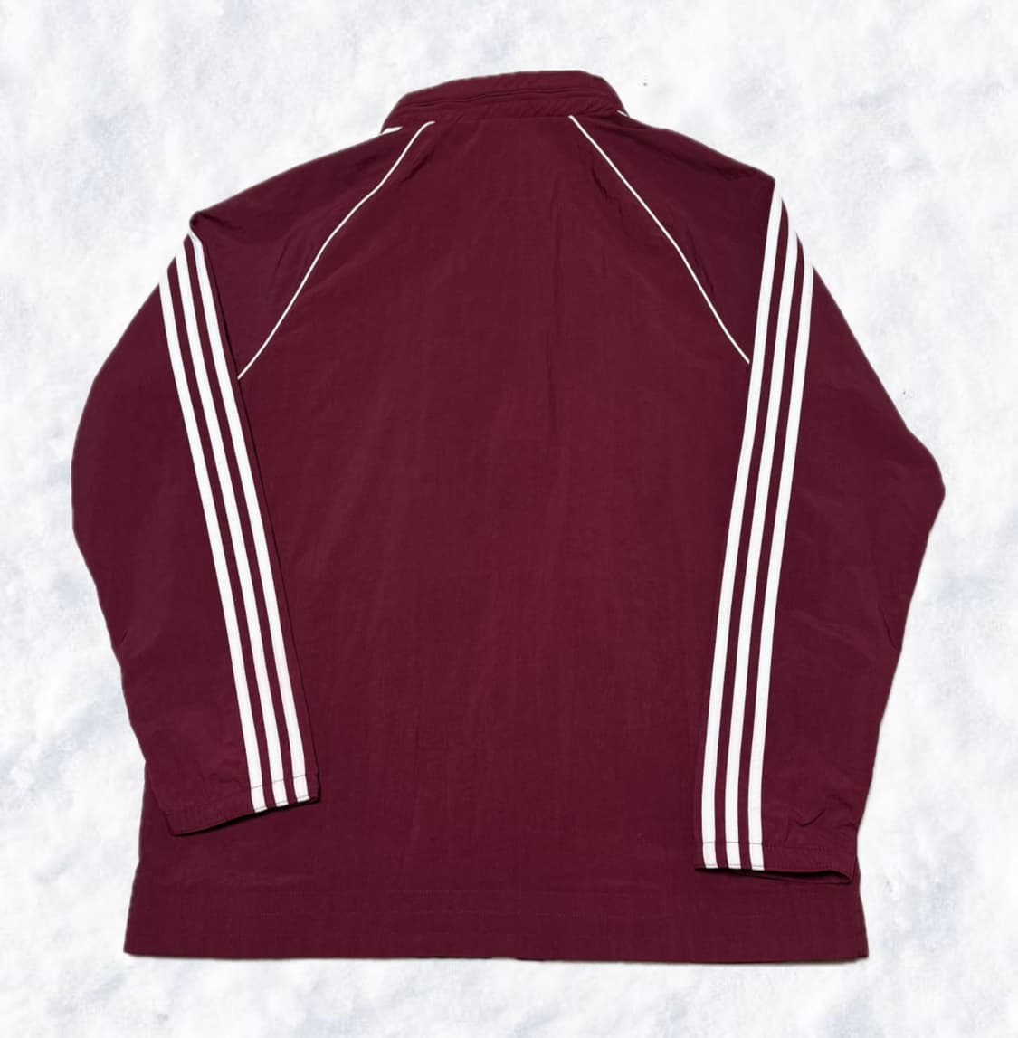 아디다스 딥레드 버건디 투웨이 바람막이 상품이미지2
