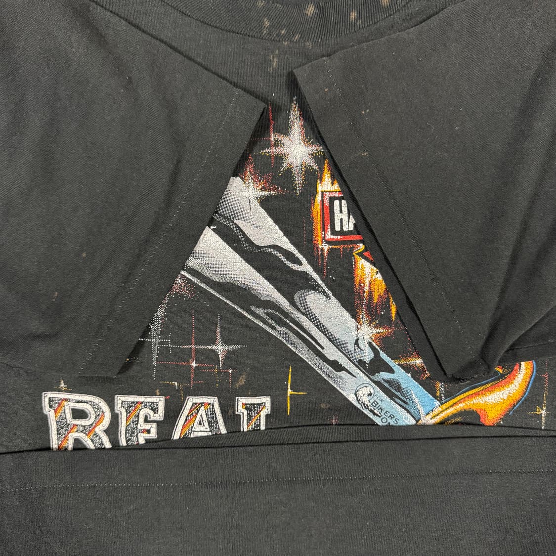 빈티지 80s 할리데이비슨 Harley Davidson 리얼스틸 티셔츠 상품이미지10