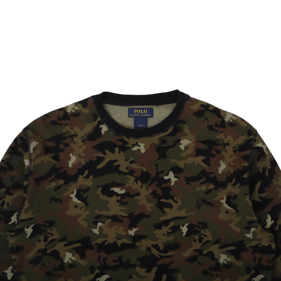 폴로 랄프로렌 카키 카모플라쥬 와플 롱슬리브 상품이미지2