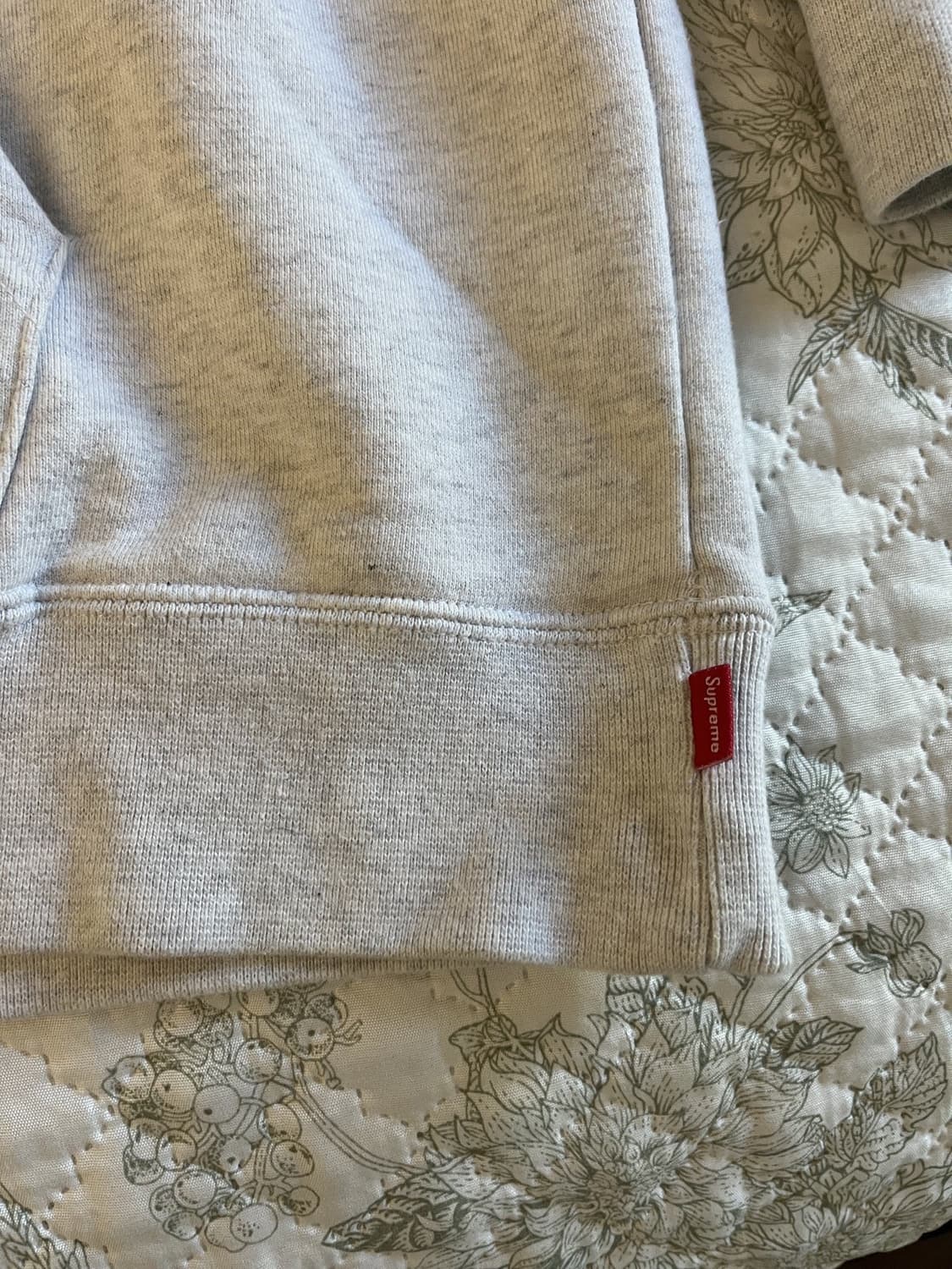 24FW 슈프림 X 조던 후드티 애쉬 그레이 상품이미지6