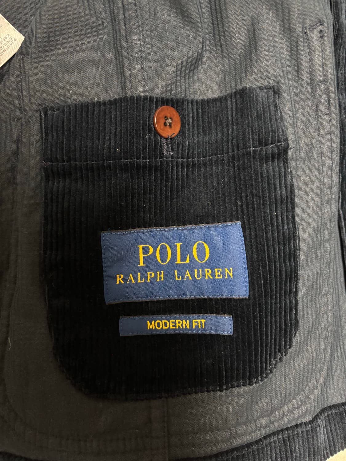 폴로 랄프로렌 코튼 블렌드 코듀로이 블레이져 자켓 38S 사이즈 상품이미지5