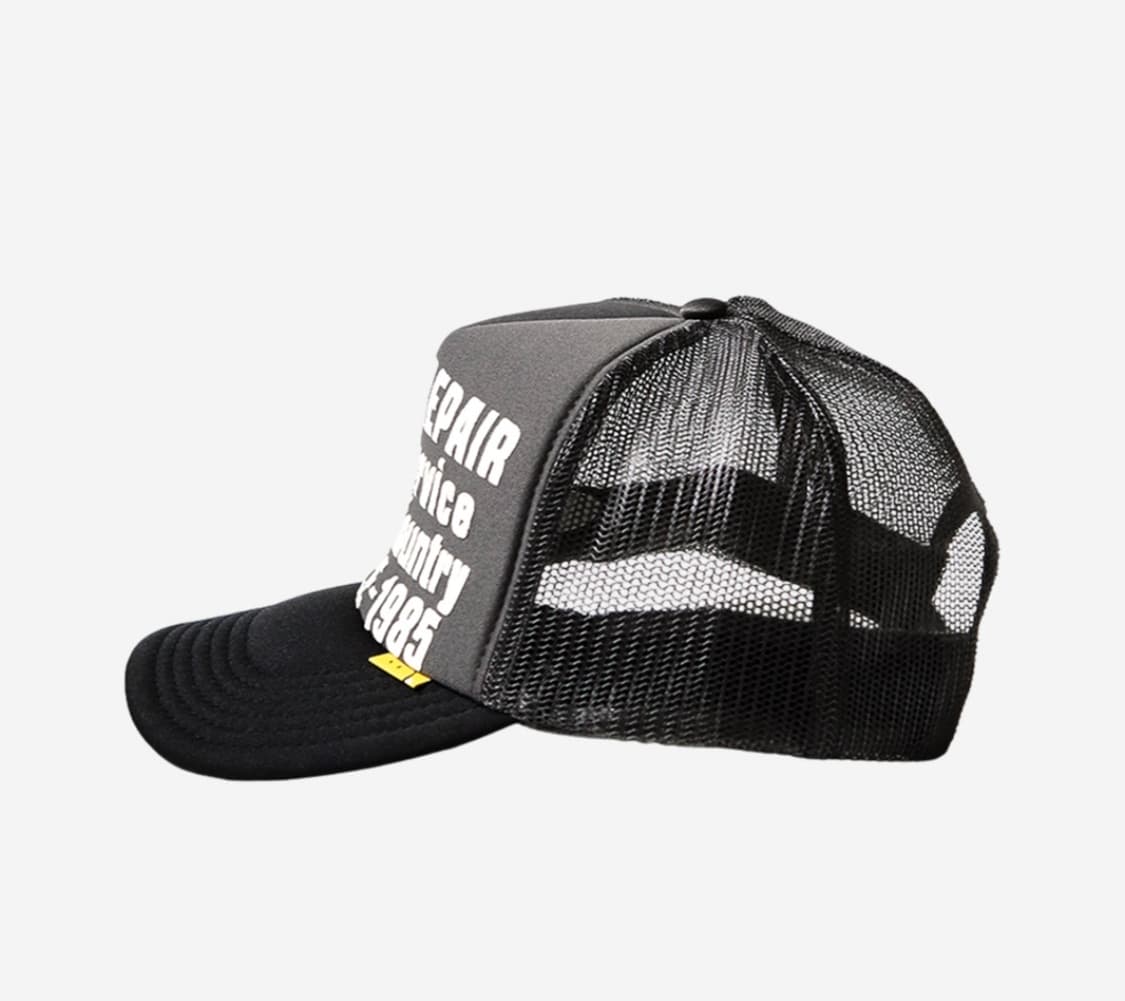 캐피탈 데님 리페어 트랙 캡 트러커캡 블랙 kapital 모자 상품이미지3