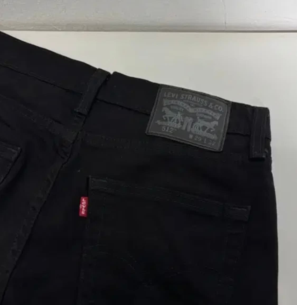 리바이스512 슬림테이퍼핏 블랙진 29 상품이미지4
