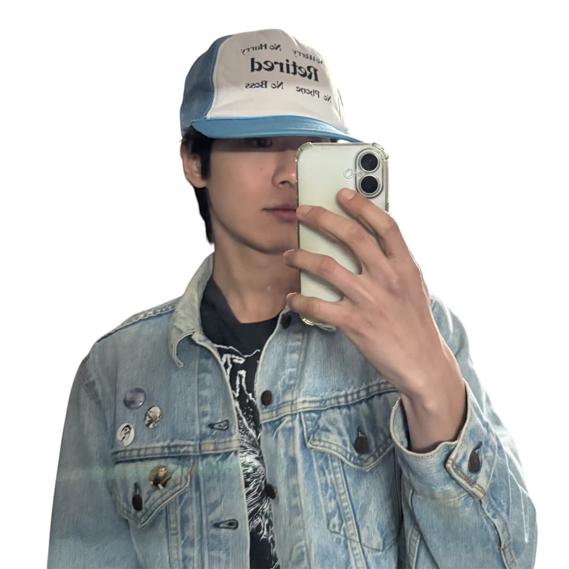 usa 빈티지 메세지 트러커 캡  상품이미지2