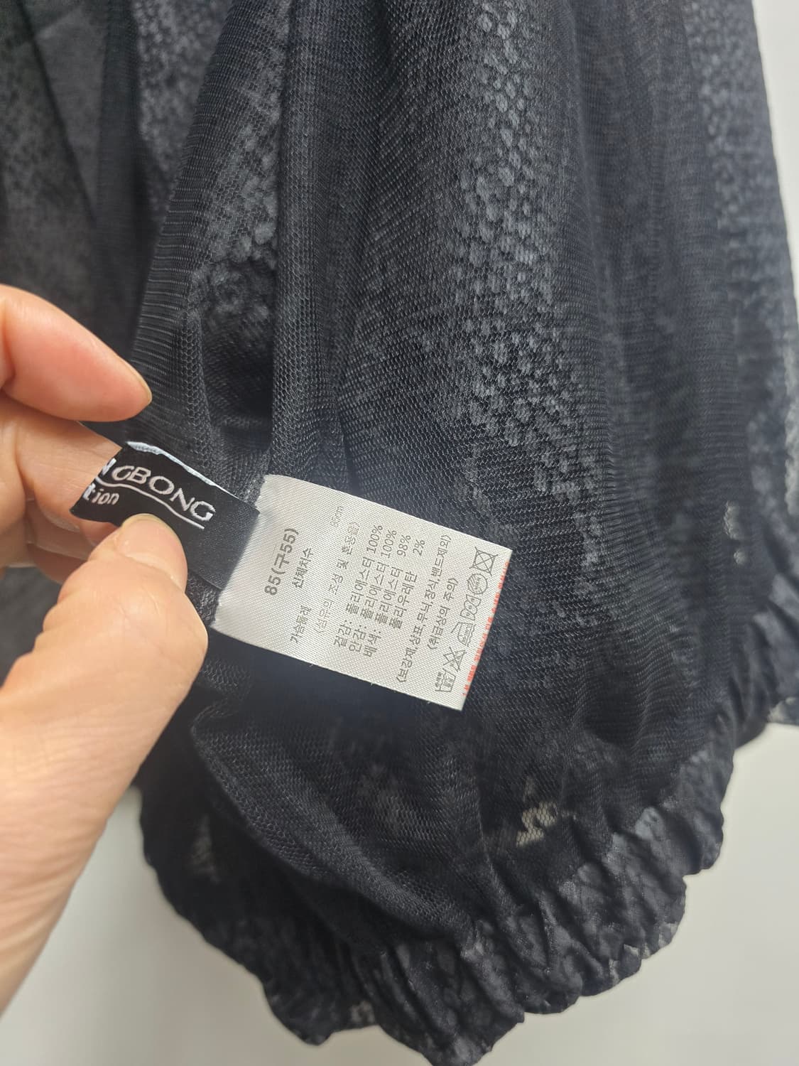 이상봉 시스루 칠부 후드 자켓 55(오버핏) 상품이미지6