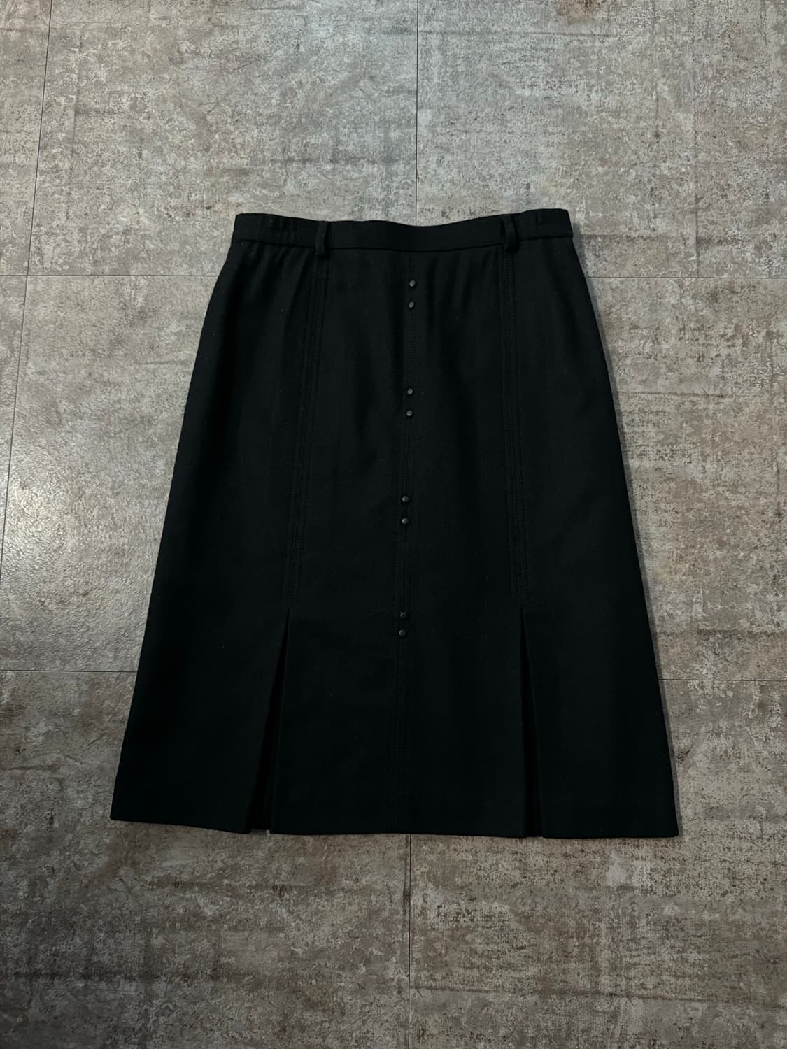 리본 타이 넥 탑 울 스커트 2pcs SET 상품이미지7