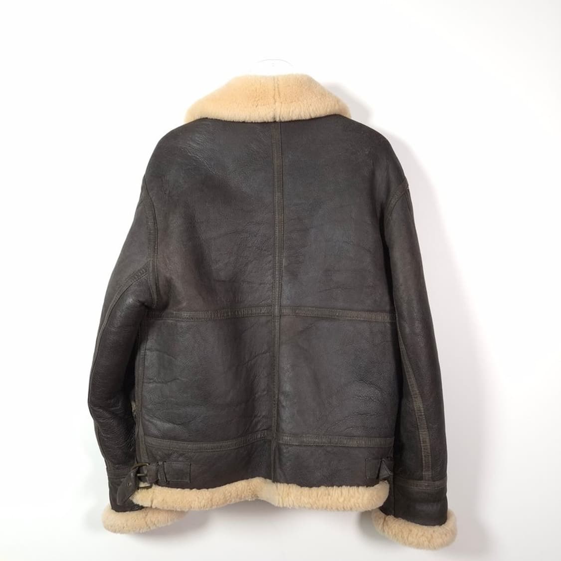Tradong 리얼 시어링 B-3 양털 무스탕 자켓 상품이미지2