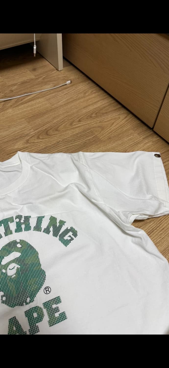 베이프(BAPE) 반팔 흰색L 상품이미지2