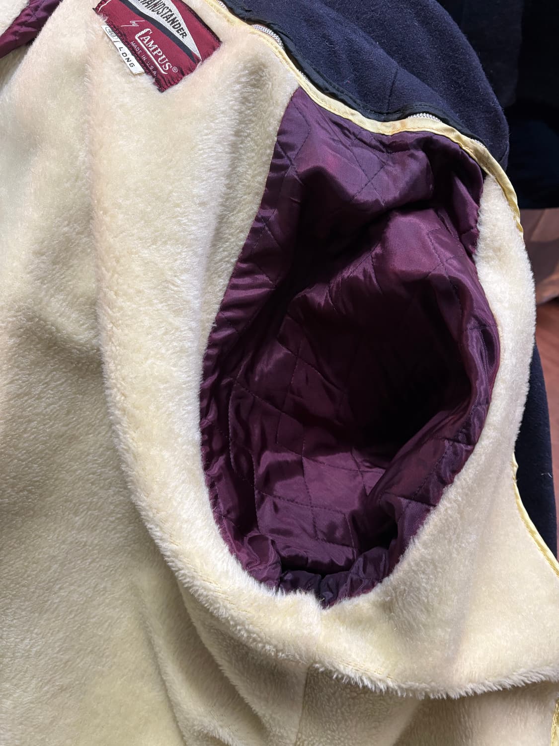 60-70‘s vtg  campus Raglan Coat 상품이미지7