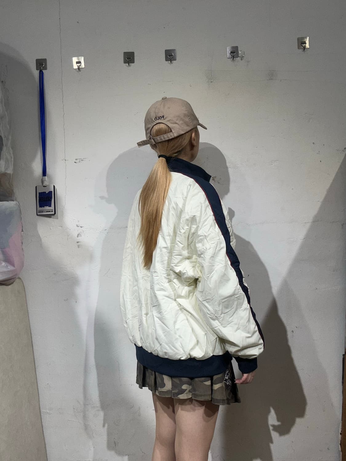니코 앤드 화이트 오버핏 바람막이 자켓 상품이미지3