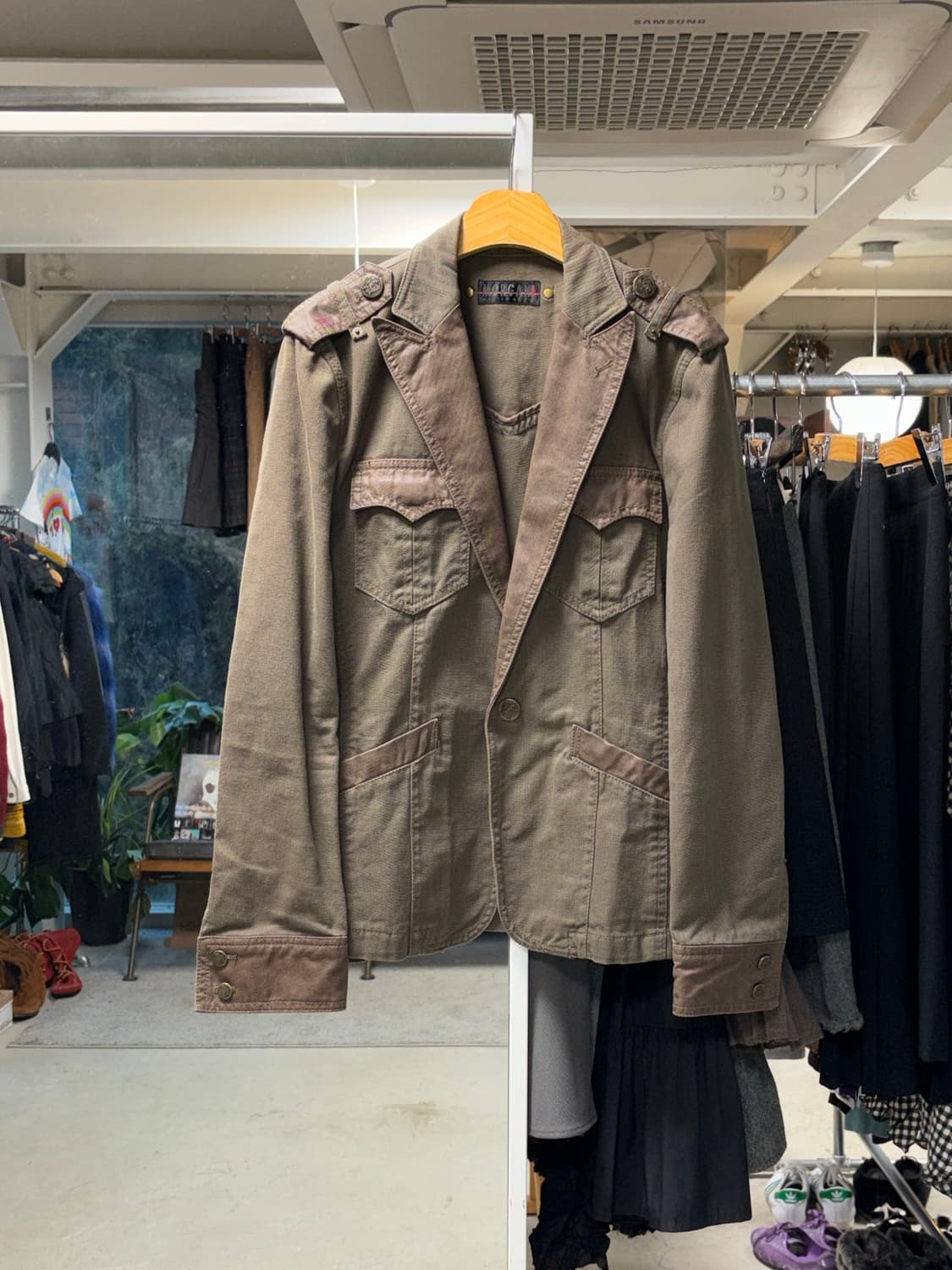 모르간 밀리터리 자켓 상품이미지1