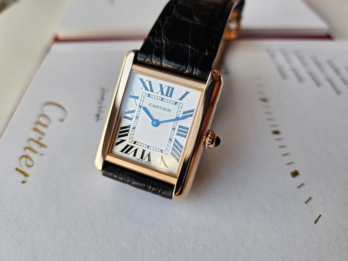 까르띠에 탱크솔로 로즈골드 스몰 상품이미지1