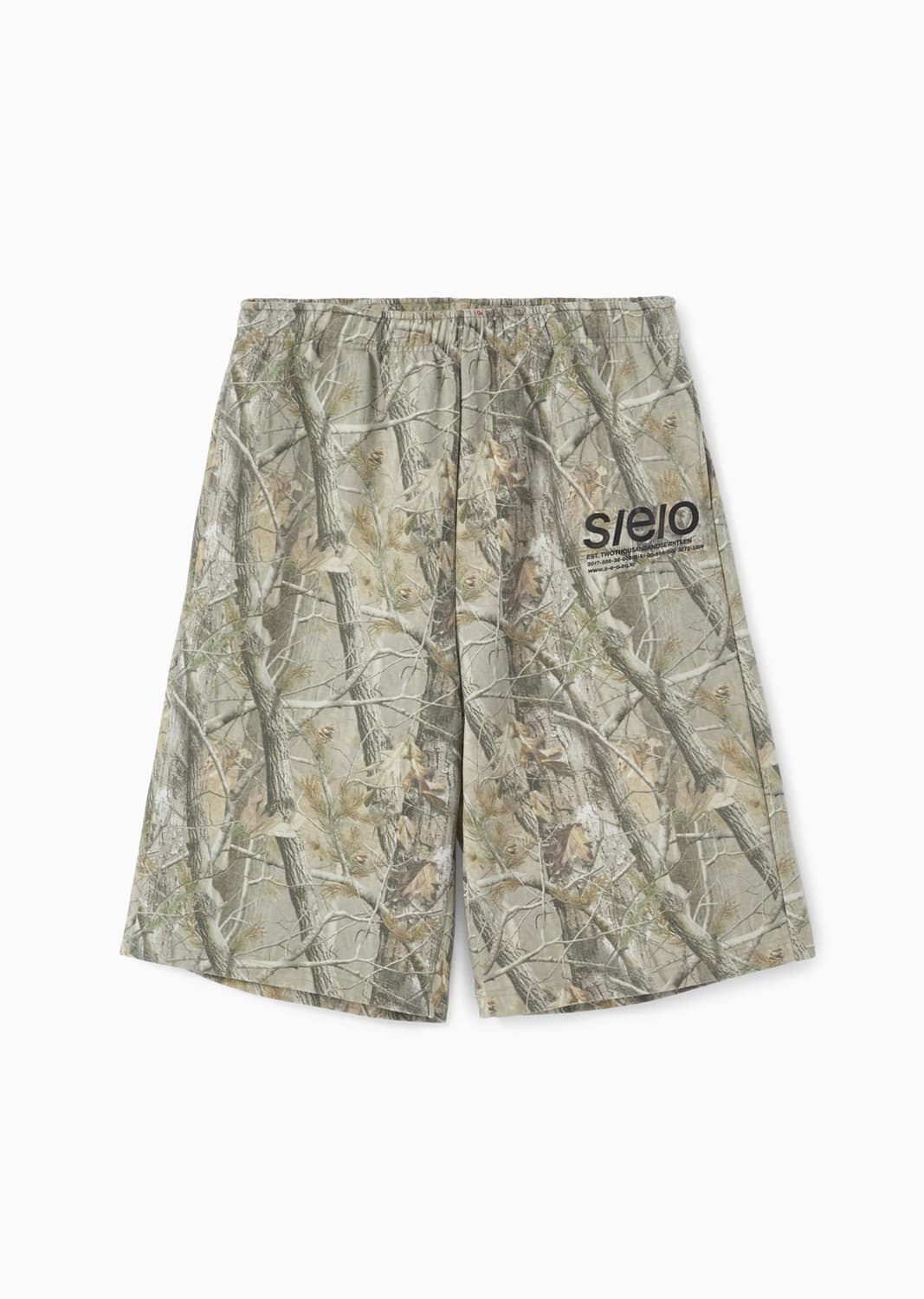 에스이오 BRUSHED LOGO BIG SWEAT SHORTS 상품이미지1