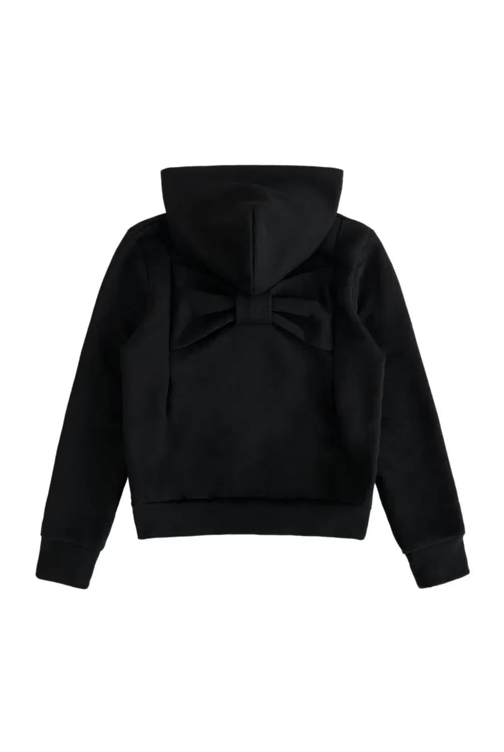 Chemehe 체메씨 BOW ZIP-UP HOODIE (BLACK) 상품이미지1