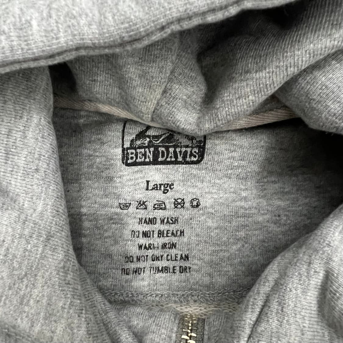 벤데이비스 그레이 후드집업 상품이미지2