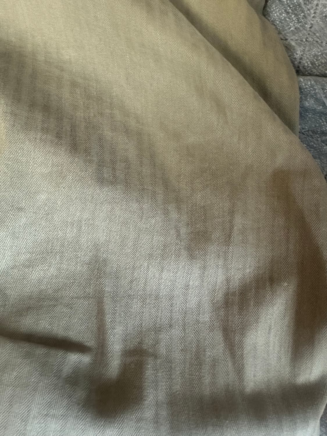 캐피탈 설퍼라이즈드 헤링본 이지 베이커 팬츠 스터드 리메이크 카키 상품이미지4