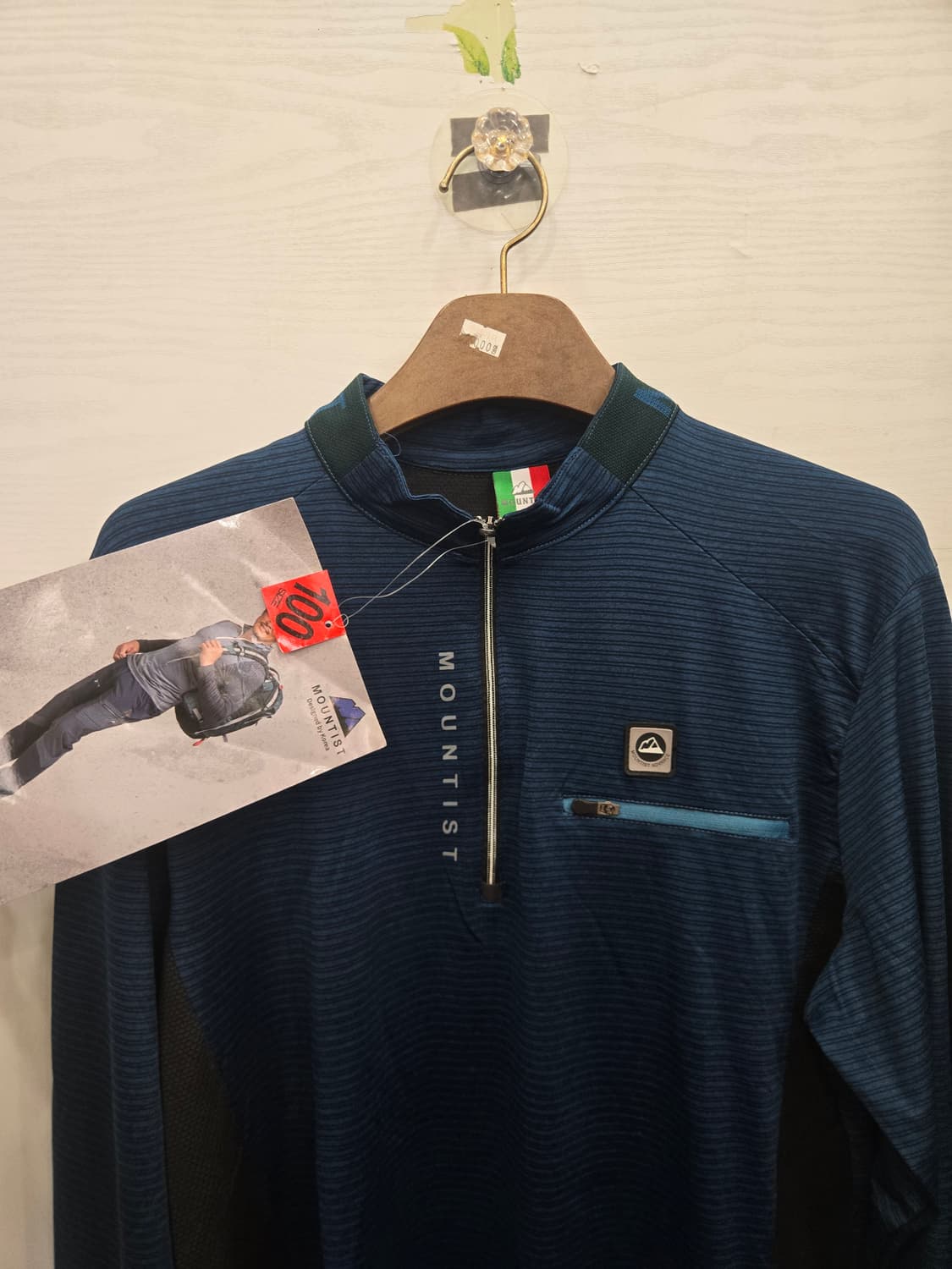 100,L,택있는 새상품)) MOUNTIST 마운티스트 긴팔티셔츠! 상품이미지2