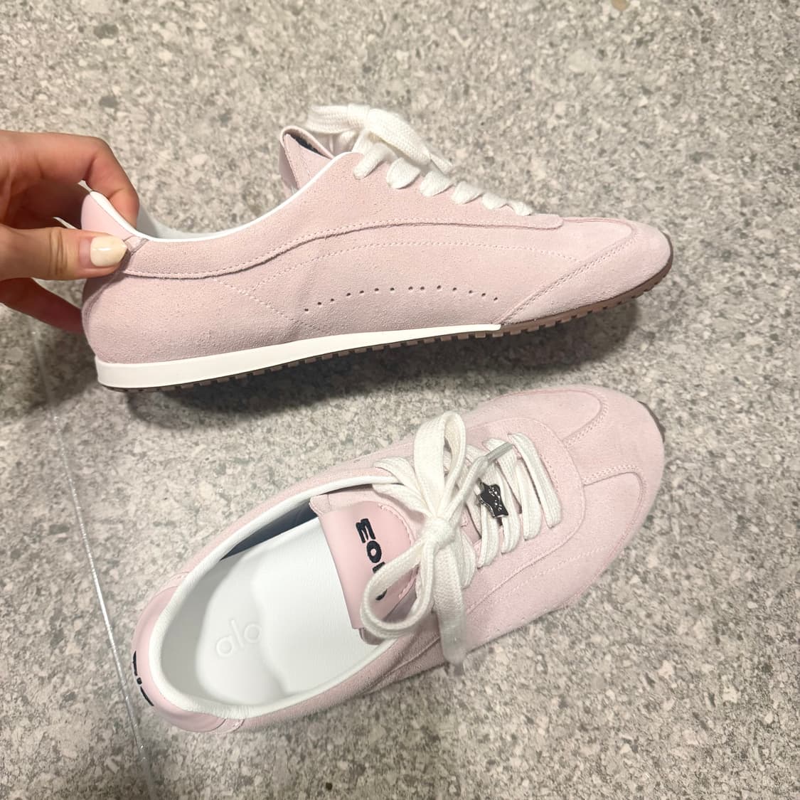 (w7) alo 지수 선셋 스니커즈 한정판 핑크 상품이미지6