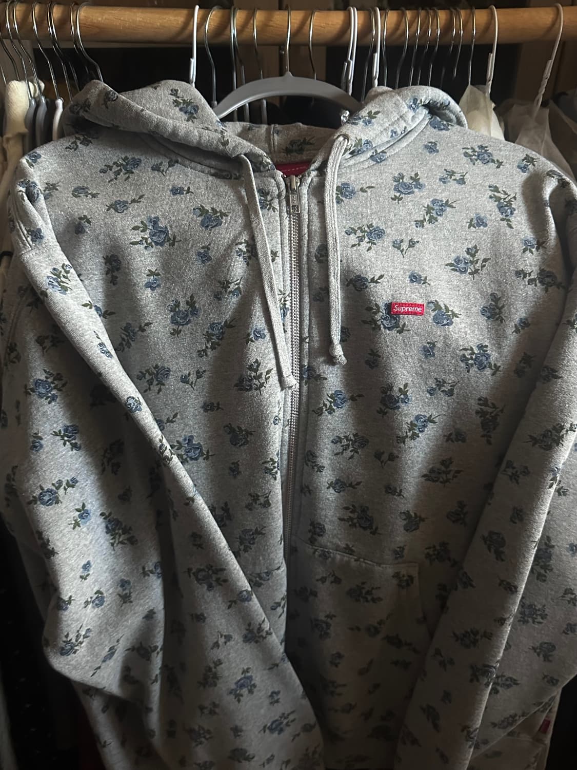 슈프림 플라워 후드 23fw (M) 상품이미지2