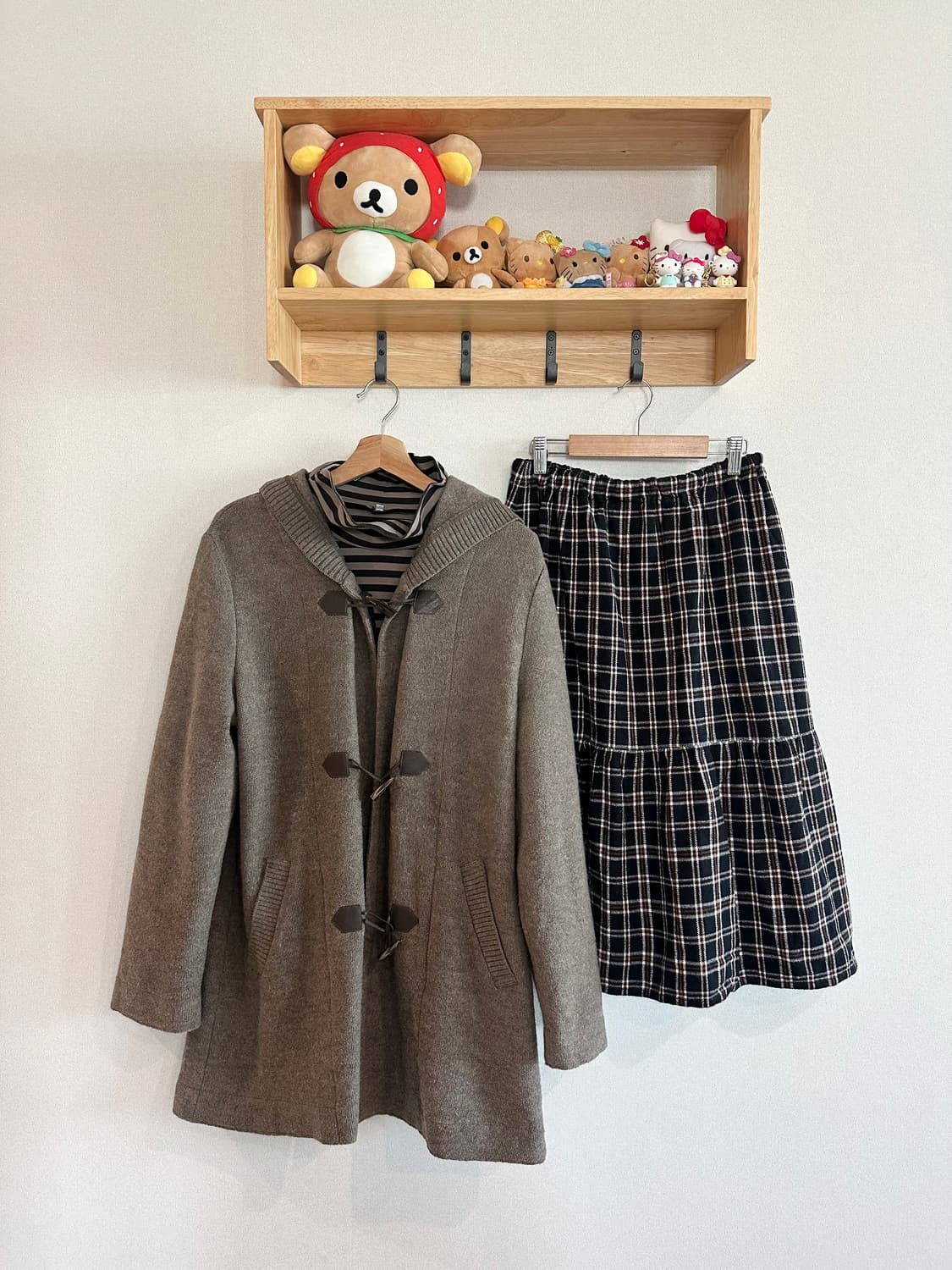 jpn 하구미 스즈코 모리걸 라떼갸루 레이어드 코디세트 상품이미지1