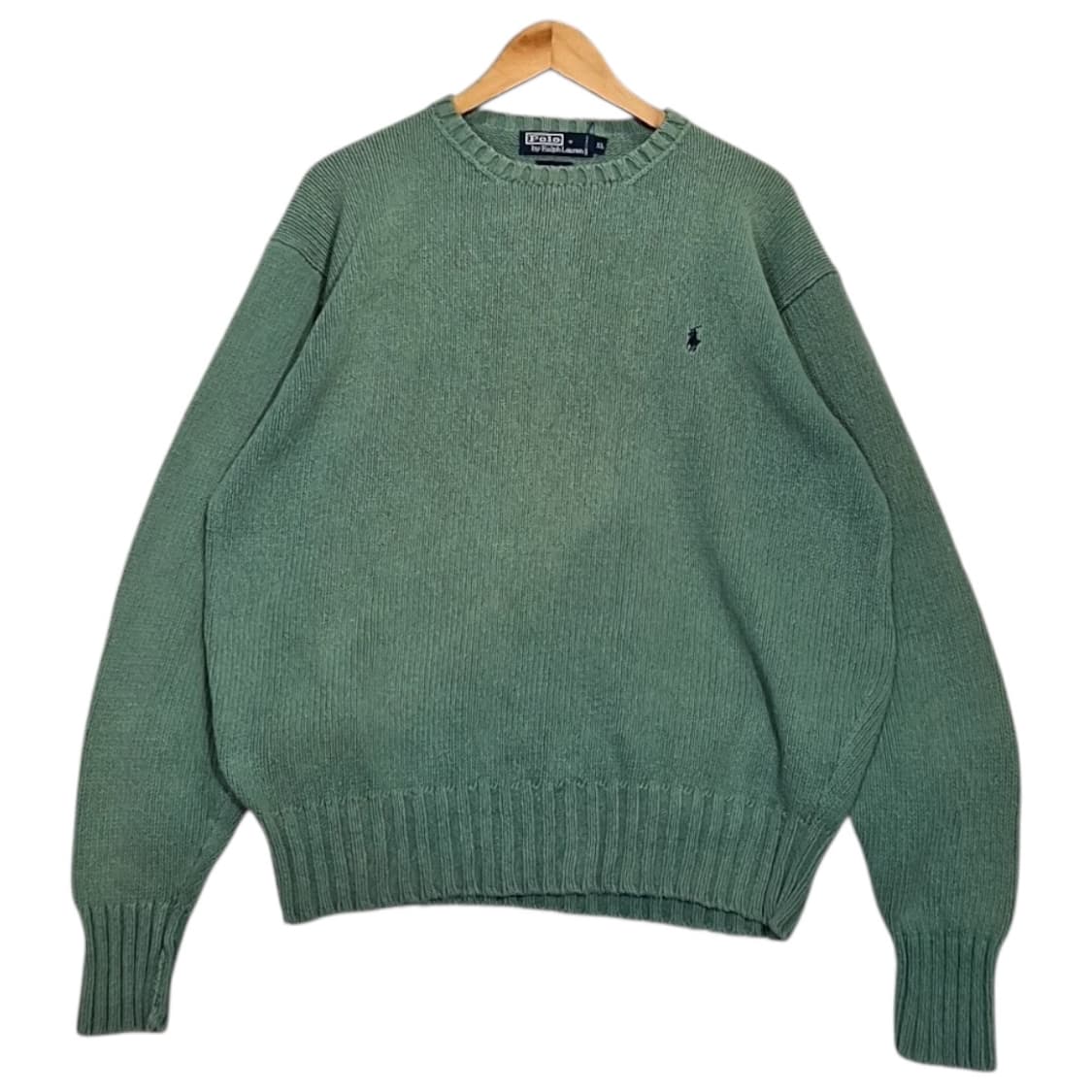 폴로 랄프로렌 빈티지 그린 니트 상품이미지1