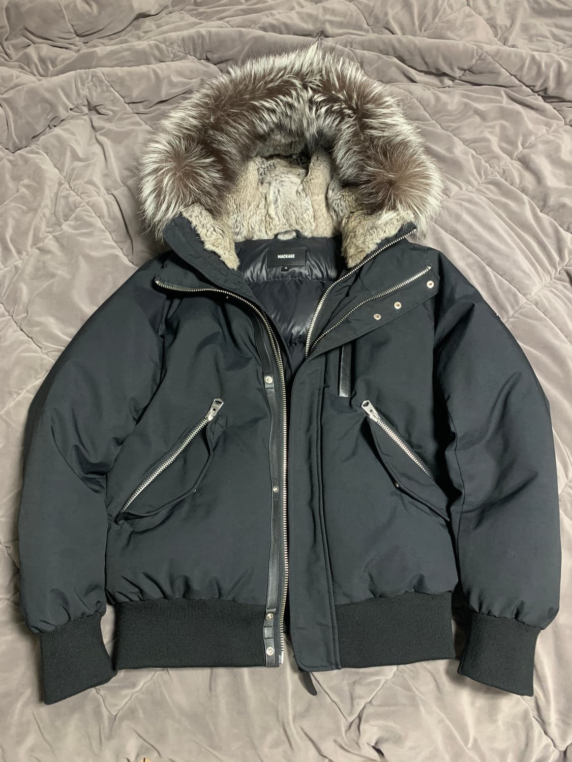 맥케이지 딕슨 실버퍼 패딩 38 상품이미지1