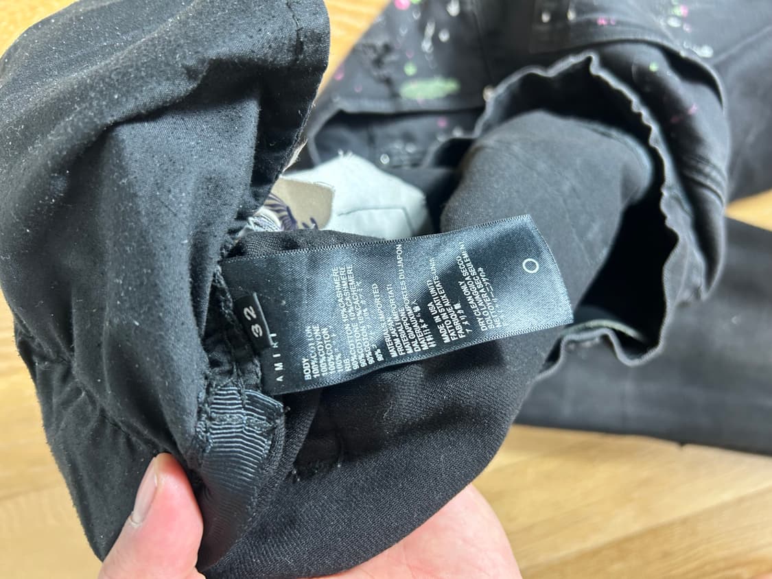 AMIRI 아미리 페인트 데미지 데님 팬츠 32사이즈 상품이미지5