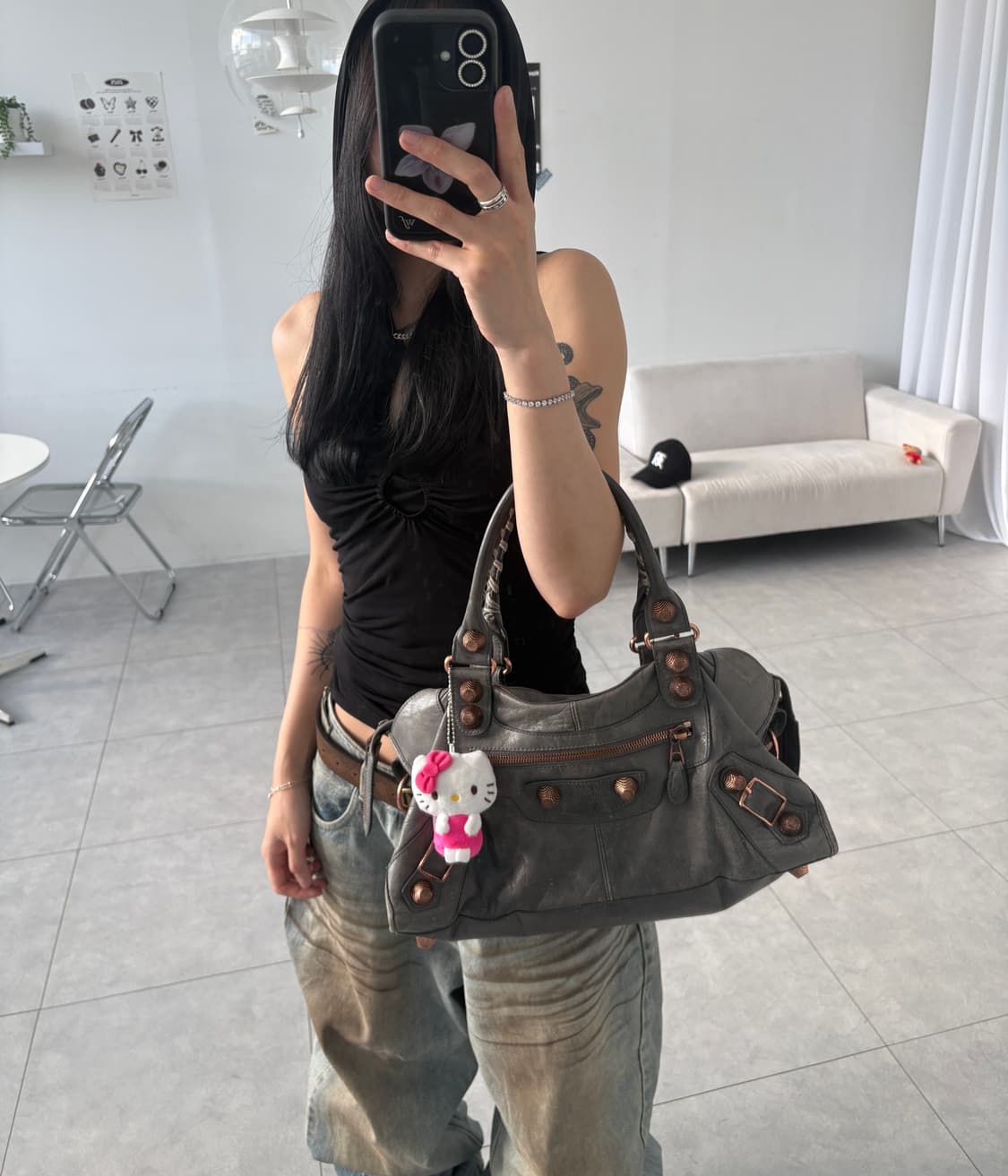 상태굿)발렌시아가 모터백M 상품이미지1