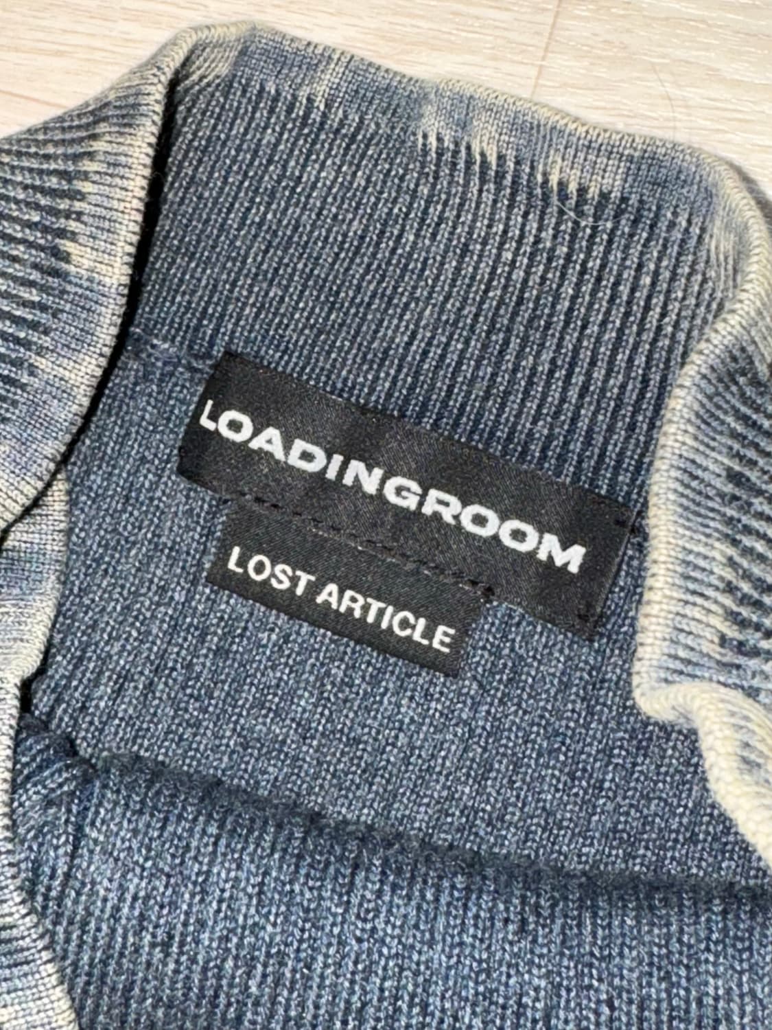 로딩룸 LOADINGROOM Moto Zip Knit 스커트 새제품 상품이미지5