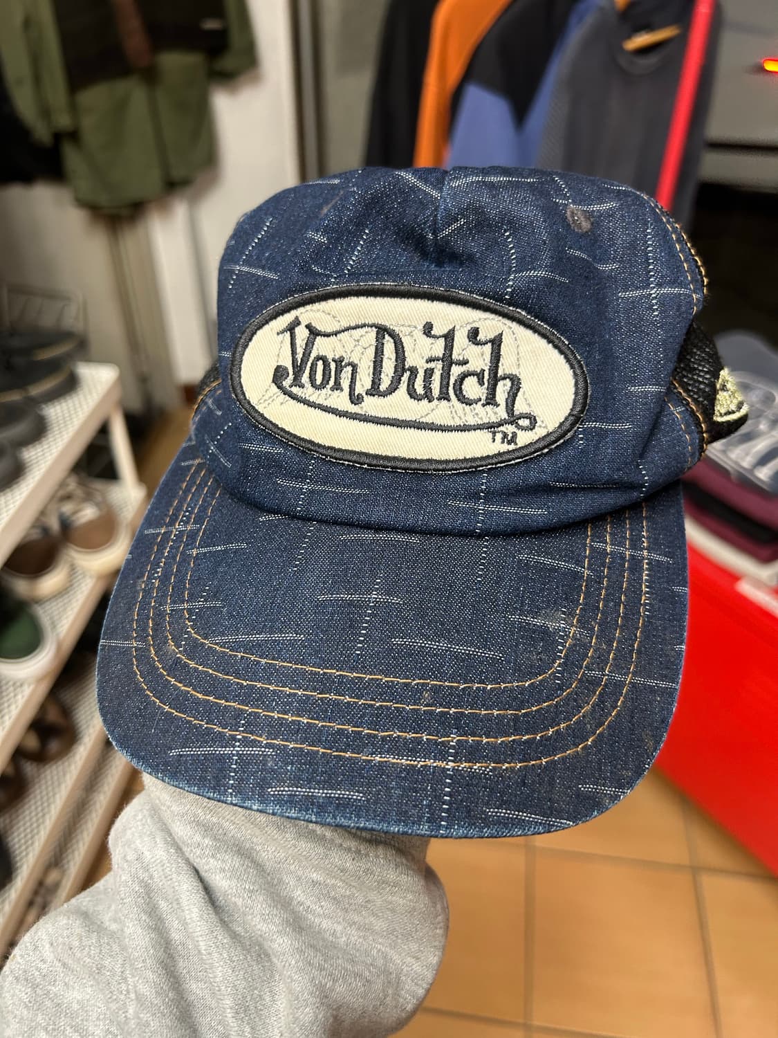 본더치 데님매쉬캡 상품이미지1