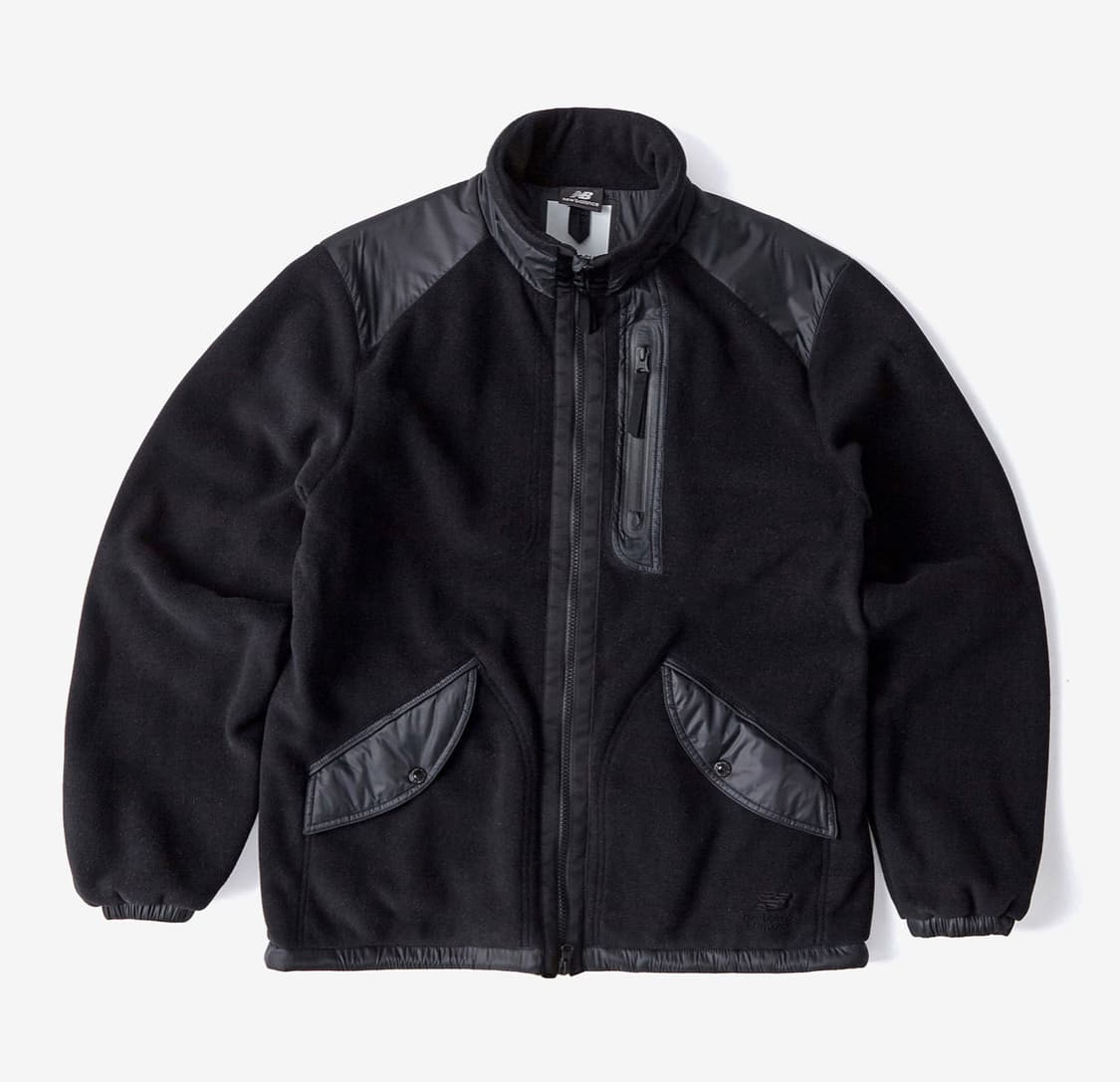 새상품(M)이스트로그x뉴발란스 후리스 자켓 블랙 상품이미지7