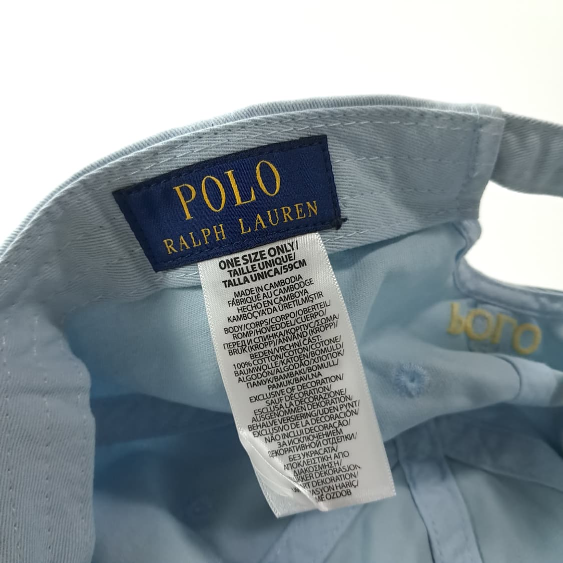 CK426 L 폴로 옐로우 포니 스카이블루 볼캡모자 상품이미지8